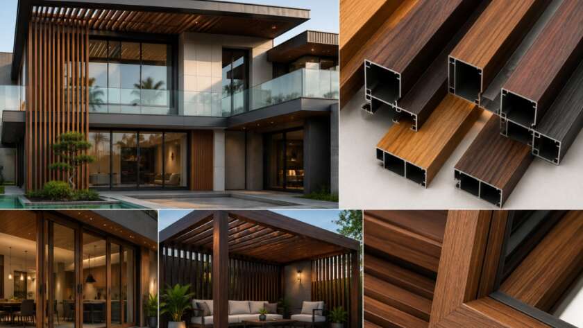 Wood Finish Coating for Aluminium