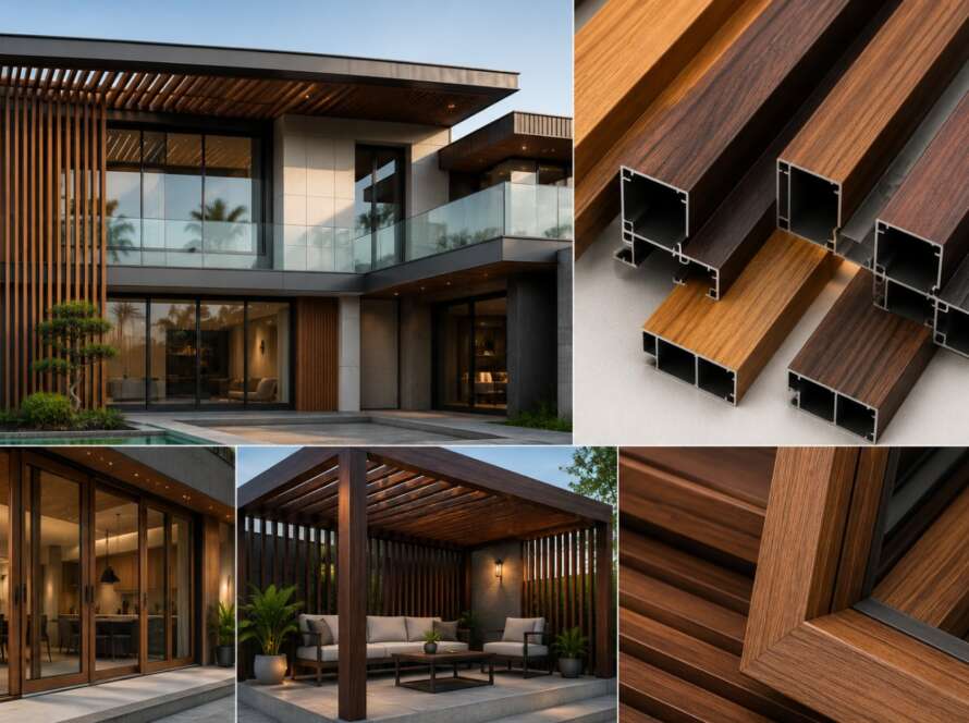 Wood Finish Coating for Aluminium