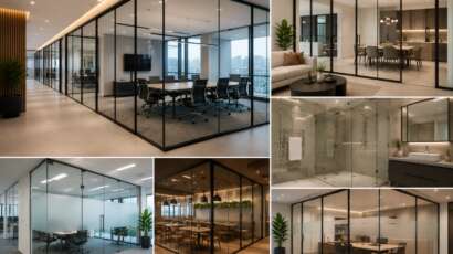 Where Are Glass Partitions Commonly Used