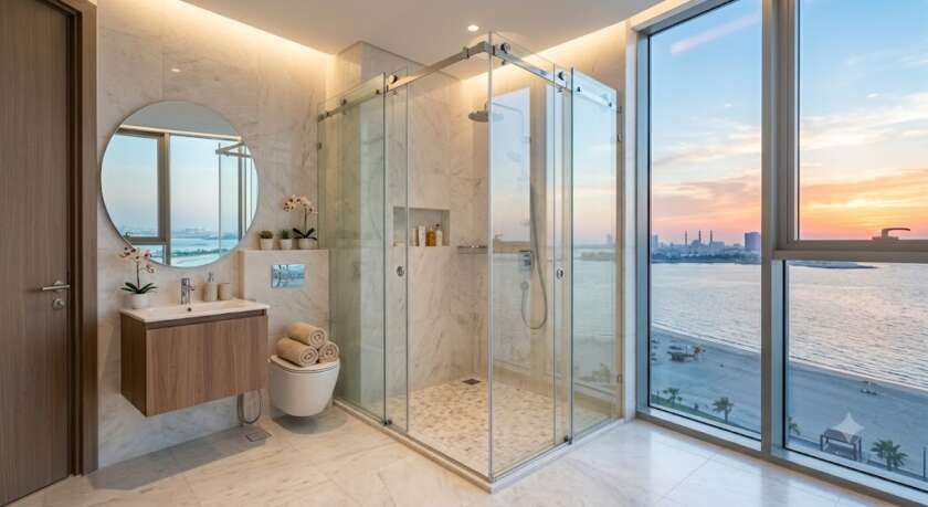 Shower Cubicle Designs for Small Bathrooms in Ajman