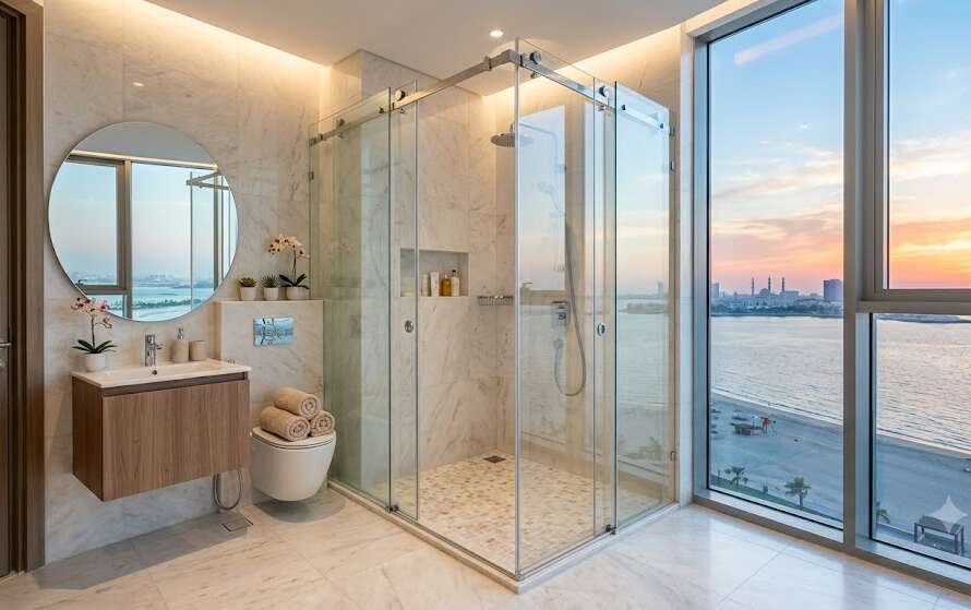 Shower Cubicle Designs for Small Bathrooms in Ajman
